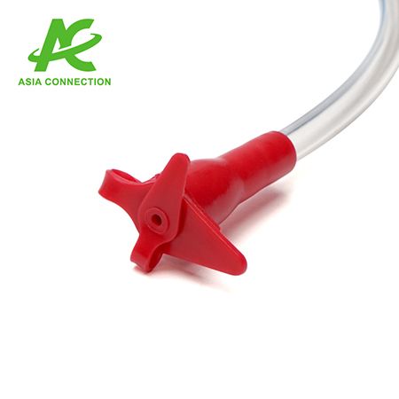 Tuburile de gastrostomie (G-Tube) sunt fabricate din material PVC biocompatibil pentru utilizare sigură și fiabilă.